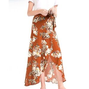 Zara Long Wrap Skirt | Size M